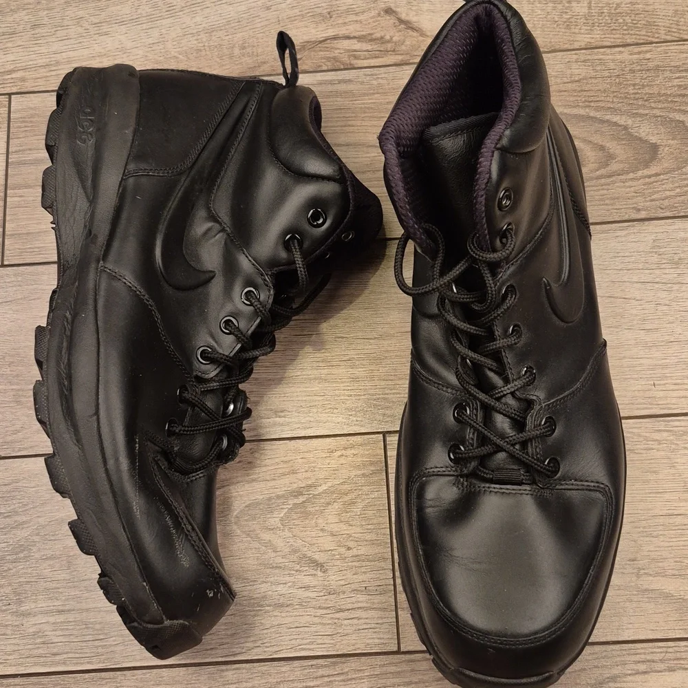 NIKE ACG Manoa Manoadoame Path Valsetz Leather Sz 13 Mens Shoes Boots 454350-003